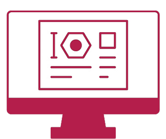 Mold Design & DFM Icon Maroon