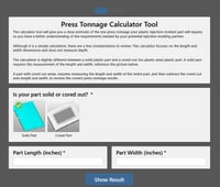 Press Tonnage Calculator Pic