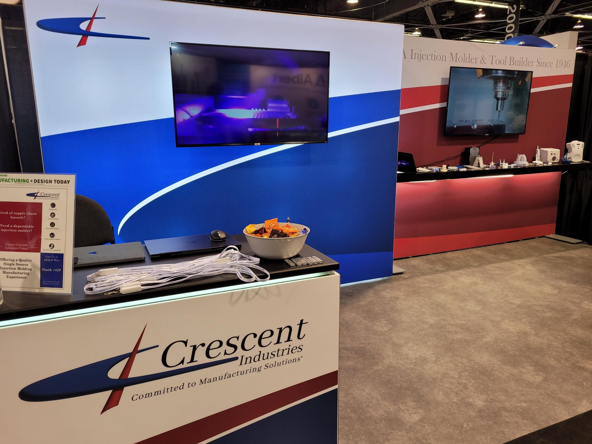 Crescent Industries Booth Display